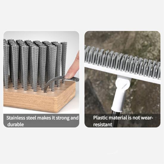 Щетка для чистки Регулируемая длина Уличная щетка для мытья Долговечная щетка для палубы Чистка гальки