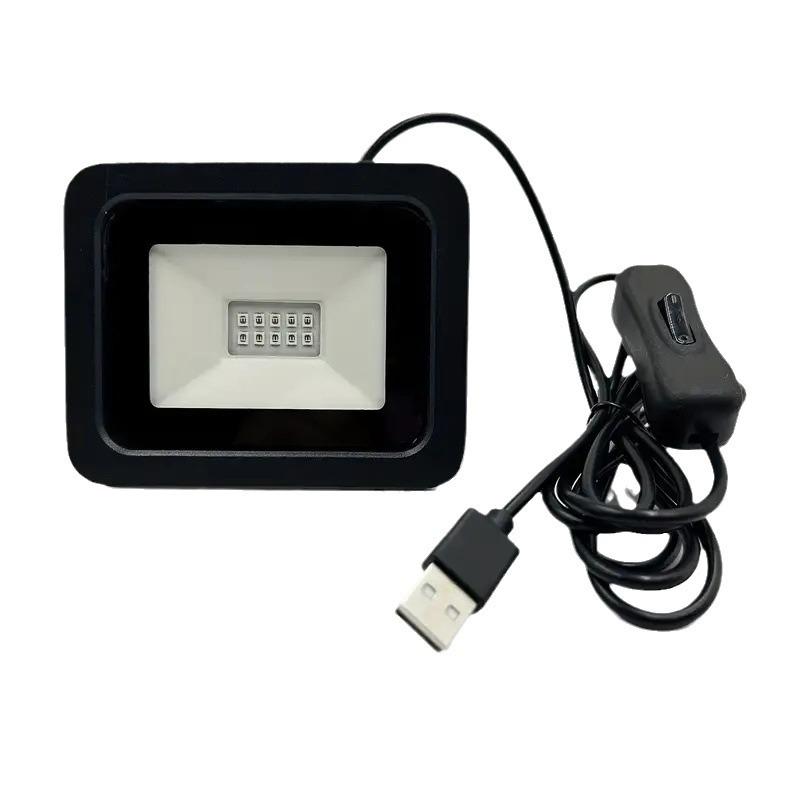 Светодиодный прожектор 5 В USB УФ 10 Вт 395 нм UVA Водонепроницаемый IP65 Свет для УФ-флуоресцентного обнаружения