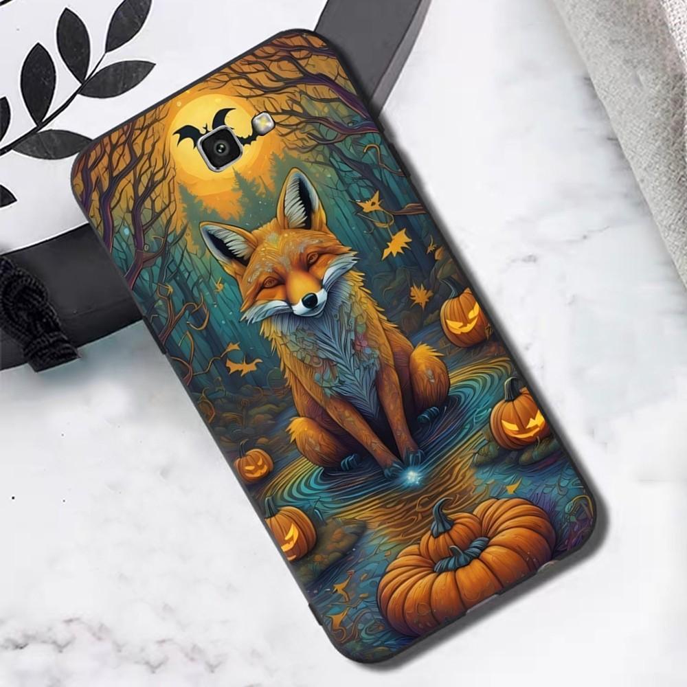 Листья падают Лиса Тыква Хэллоуин Чехол для телефона Для Samsung S 9 10 20 21 22 23 30 23 24 plus lite Ultra FE S10lite Fundas