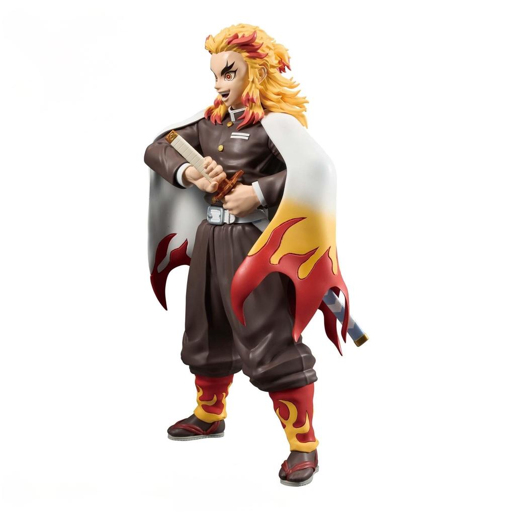 Demon Kimetsu no Yaiba Figure Rengoku Kyojuro Grandista 24cm Slayer Size Approx.