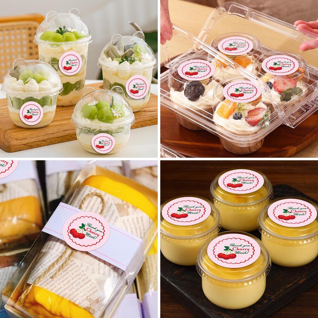 Вишня Фрукты Ручная работа Декоративные Самоклеящиеся Наклейки в Рулоне для Поделок