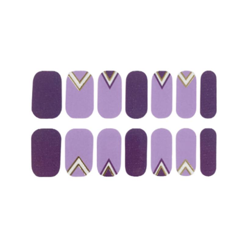 ZA Skin Brightening Waterproof No-Cure Full Cover Gel Nail Wraps, Luxury Minimalist Nail Stickers, Nail Patch Films