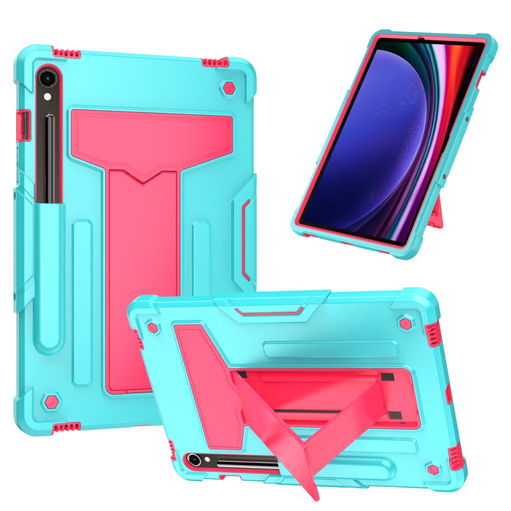 Practical tablet case for Samsung S10/F10FE/S9/S9FE 11 inch,T-shape bracket,precise hole position,3-layer Shockproof Design