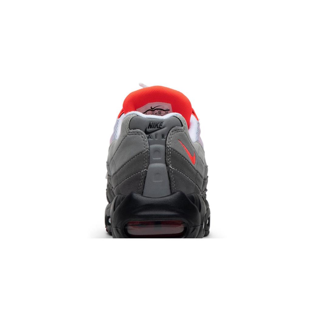 Nike Air Max 95 OG 'Solar Red' (Unisex) White / Solar Red-Granite-Dust Running Shoes AT2865 100