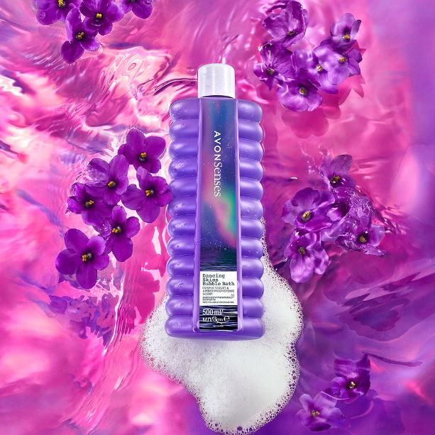 Avon - Dancing Skies Violet and Raspberry Bath Foam 500 ml
