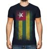 Togo Faded Flag Men's T-Shirt Togolese T-Shirt