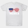 T Shirt Women Merica Sunglass T Shirt For Gift Harajuku Print Kawaii Tshirt Summer Short Sleeve Female T-Shirt Top Tee
