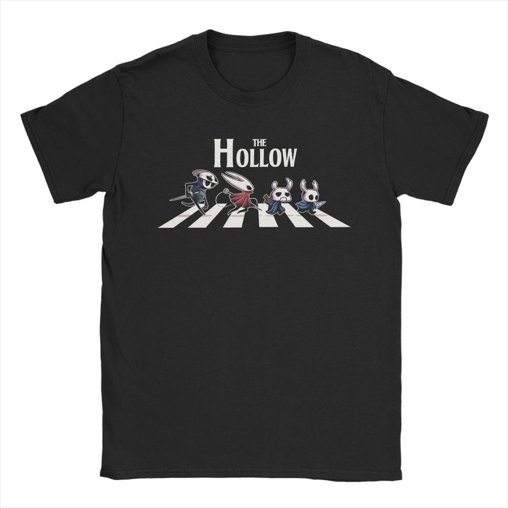 Hollow Knights Silksongs TShirts Unisex Vintage Cotton Tee Shirt Round Neck Short Sleeve T Shirt Gift Tops