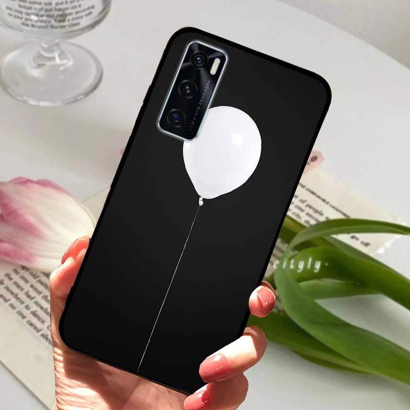 Чехол для Vivo V20 SE Животный Мультяшный Мягкий Силикон Funda для Vivo V20 SE V2022 V2023 Чехол для Телефона VivoV20SE Черный Coque 6.44 дюйма