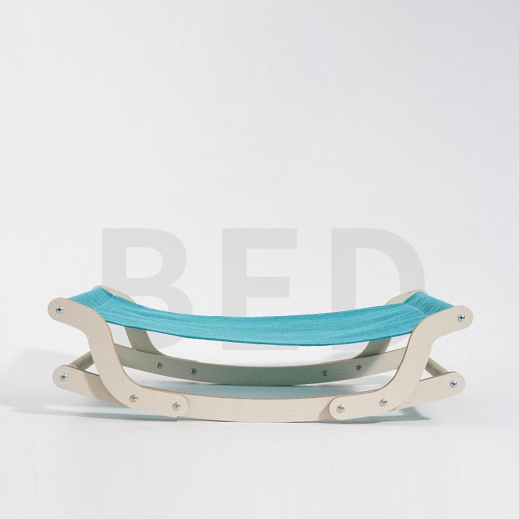 Cat Rocking Chair 4 Season Universal Minimalist Pine Cat Hammock Bed for Pet Supplies