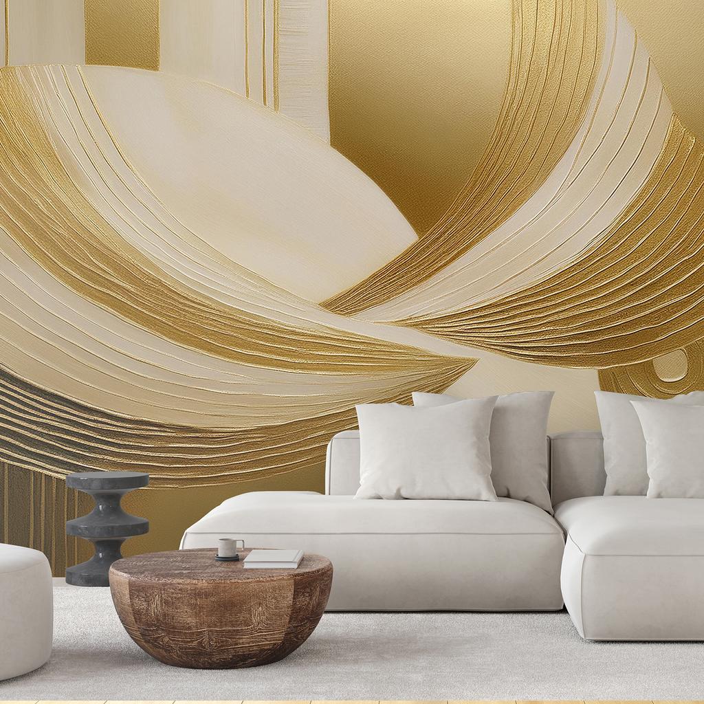 Обои Абстракция Золото 3D