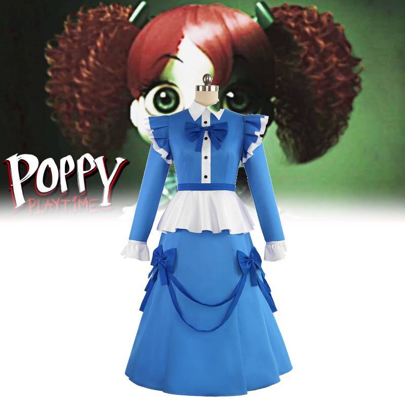 Костюм для косплея Poppy Playtime из полиэстера для Хэллоуина и ролевых игр