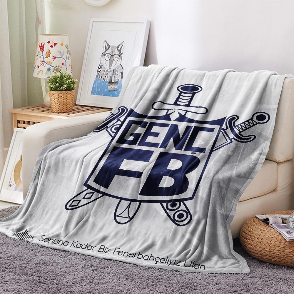 Fenerbahçe Youth Print Flannel Blanket, High quality Comfortable for All Seasons, Home Decor, Warmth and Comfort