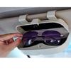 NOELAMOUR Sunglasses Sunglasses Eyeglasses Car Sun Eyeglass Storage Box Case, Holder, Holder, Visor, Case, (Beige)