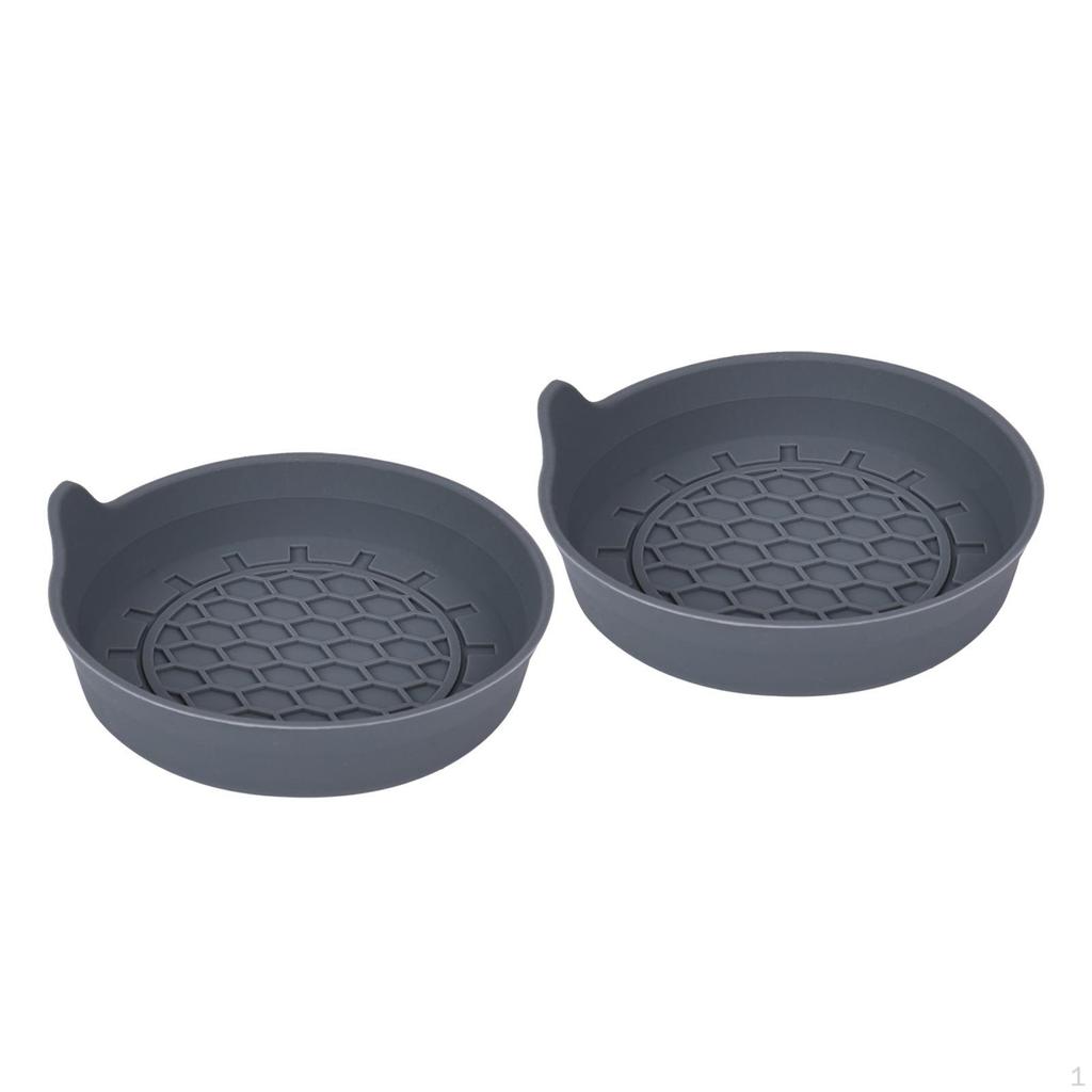 2 Pieces Car Coasters for Cup Holders Interior Accessories Easy Installation Drink Coaster Anti