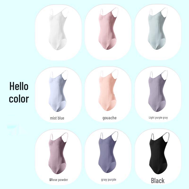Женский гимнастический купальник с высокой талией для тренировок