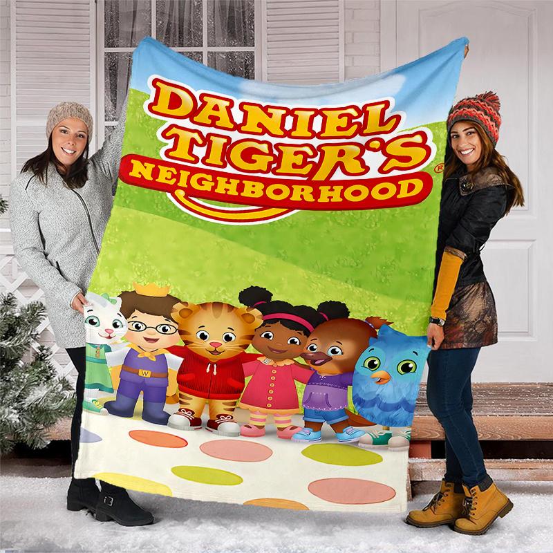Daniel Tiger's Neighborhood printed throw blanket—soft,warm;versatile blanket for all seasons—perfect as &air-conditioning throw,nap blanket