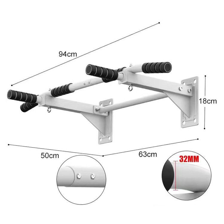 Настенная перекладина для подтягиваний: Одноместные и двухместные варианты для домашнего фитнеса