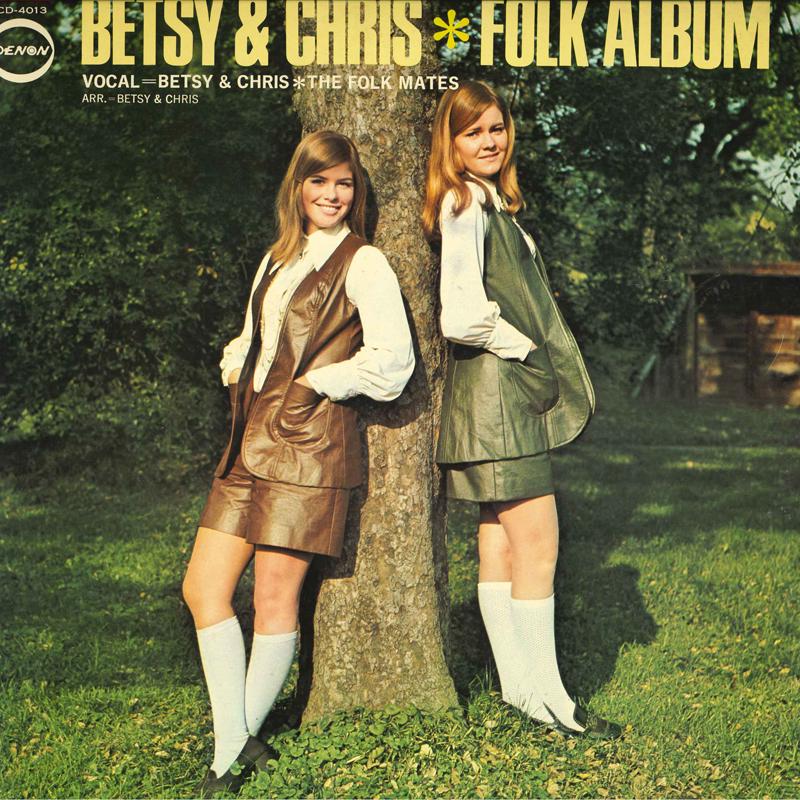 Виниловая пластинка BETSY CHRIS Фольк-альбом CD4013 DENON 1970 Япония Obi Рок Б/у