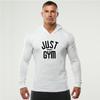 Muscleguys Осенний свитер с капюшоном, мужская новая модная брендовая футболка с принтом, тонкая куртка на весну и осень, рубашка с тонким дном