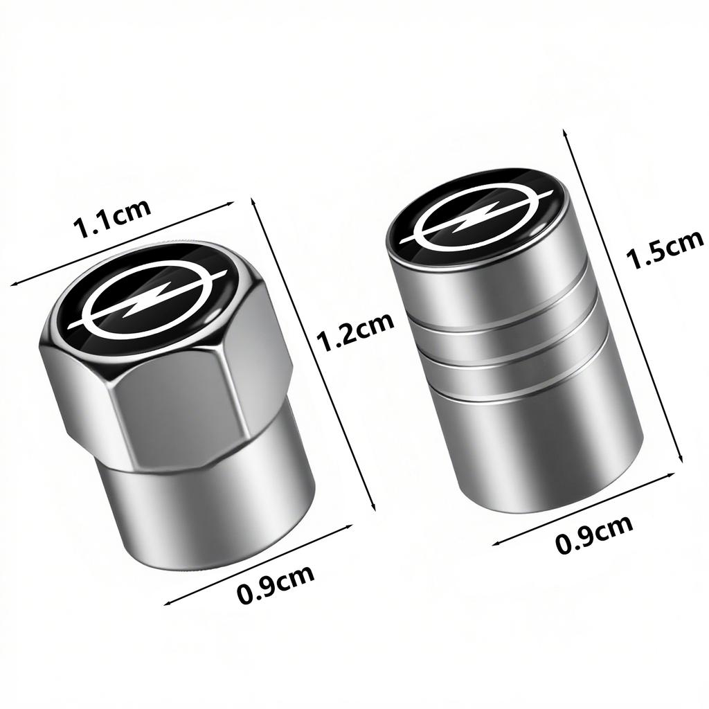 4Pcs Car Aluminium Alloy Tire Cap Valve Cover Accessories For Opel Astra j g Insignia Corsa d Vectra c Zafira a Auto Gadgets
