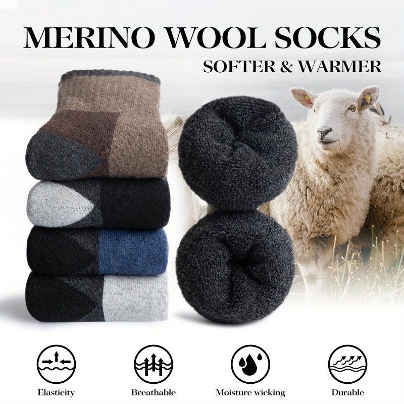 5 пар зимних теплых толстых носков с махровой стопой, отводящих влагу, носки для хайкинга, мужские, женские, термоноски, дышащие, носки для велоспорта, для улицы