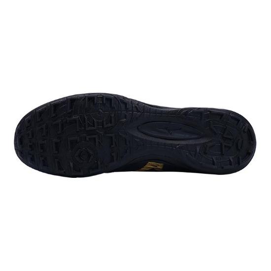 Mizuno Morelia Neo 4 Pro Удобные шнурованные мужские футбольные бутсы для газона Черные P1GD233450