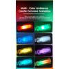 Car USB Night Interior Light LED Filament Lamp Portable Lighting Plug and Play Decorative Atmosphere Light for Car Bedroom