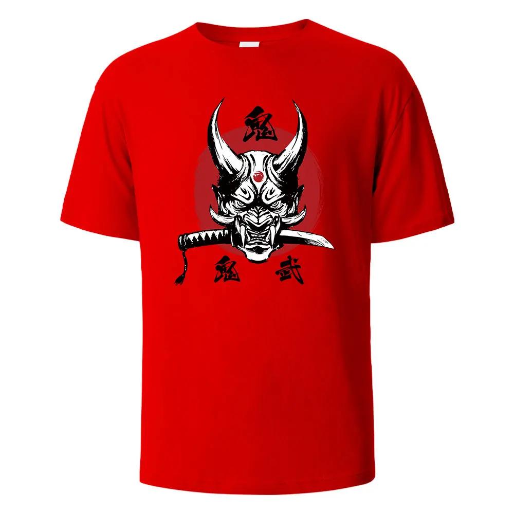 Onimusha Графический принт Мужские футболки 100% хлопок дышащие удобные топы для мужчин Летние свободные мужские топы harajuku Мужская одежда