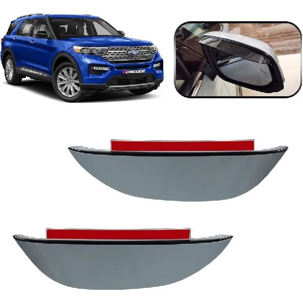 VEHICODE Side Mirror Rain Guards Car Accessories for Ford Explorer 2020-2023 2022 2021 Rainproof Visor Rear View Mirror Cover Cap Eyebrow Sticker