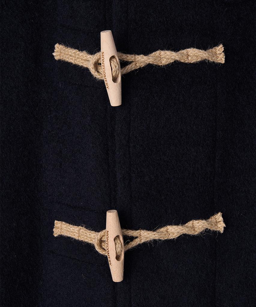 Montgomery Long Original Duffle Coat With Wooden - Navy
