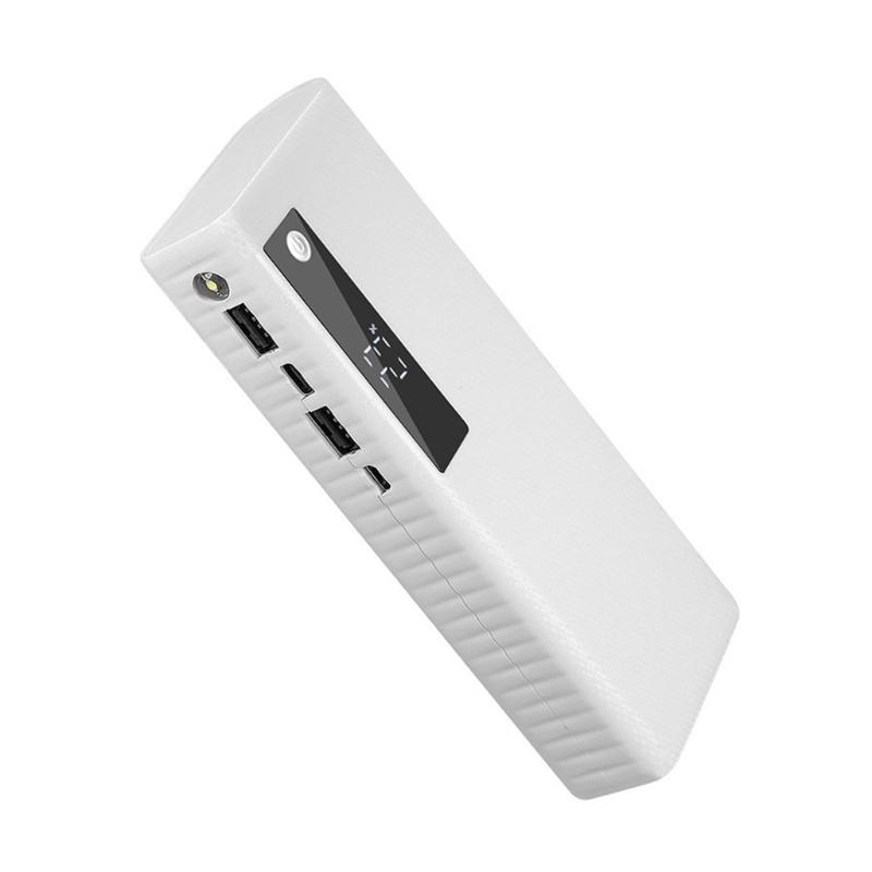 21700 Перезаряжаемые Power Banks Модульные Наборы Быстрая Зарядка Двойной Порт Светодиодный Монитор Текстура ABS для Батареи