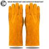 Cowhide Soldering Gloves Flame-retardant Welding Gloves New Labor Gloves