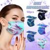 10 шт. Защитная трехслойная одноразовая маска для лица с принтом для взрослых