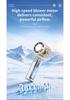 High-Speed Portable USB Aluminum Handheld Fan with Gimbal for Outdoor Cooling