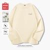 MINISO Мужская футболка с длинным рукавом и круглым вырезом из чистого хлопка
