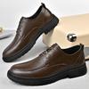Повседневная обувь из натуральной кожи Elegantes Men Lace Up Oxford Shoes Outdoor Business Men's Dress Shoes Handmade Man Formal Flats