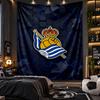 Wall Hanging Tapestry Real Sociedad FC Print Cloth for Living Room Bedroom Home Decor