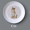 Creative Wall Ceramic Hanging Plate Wall Decorative Dish Home Decor Crafts Hanging Background Wall Combination Ornaments