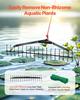 32x6.3 in Pond Aquatic Weed Rake Double-Sided Lake Weed Rake 30ft Rope