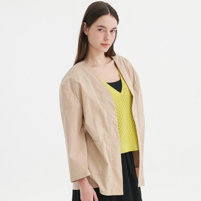 Sekanskeen Half Length Pocket Cardigan Jacket Newsw2100
