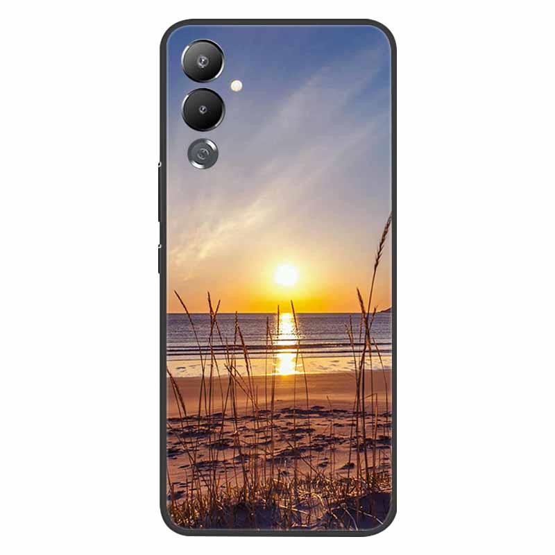 For Tecno Pova 4 Case Pova4 TPU Wolf Cat Marble Silicone Bumper Cover for Tecno Pova 4 Phone Case 6.82 inch 2022 Soft Cover
