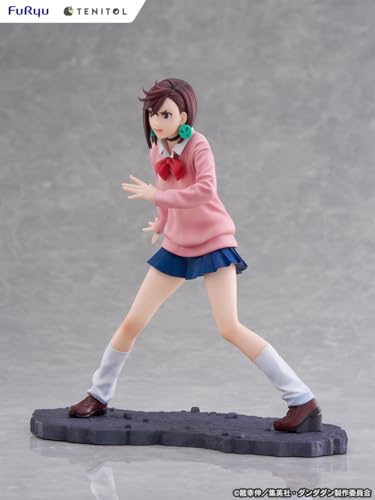 Furyu Dandadan TENITOL Момо, примерно 185 мм в высоту, без масштаба, предварительно окрашенная фигурка из ATBC-ПВХ (AMU-TNL0117)