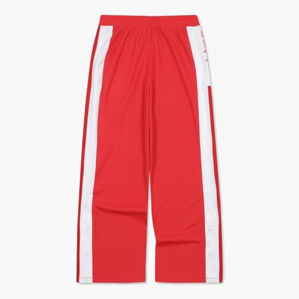 Le Coq Sportif Unisex Wide Track Pants Red Qp123tfp32