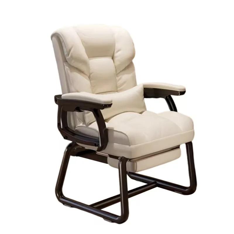 Удобное откидывающееся офисное кресло для долгого сидения без усталости, эргономичные кресла для дома, спинка, игровое кресло