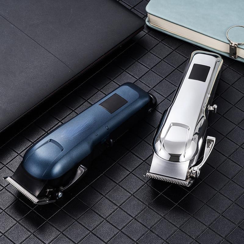 Профессиональная электрическая машинка для стрижки волос для собак, высококачественная режущая головка из стального материала, перезаряжаемый триммер для домашних животных, низкий уровень шума