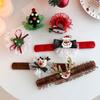 2023 Милые рождественские браслеты-защелки с елкой и 3D резинки для волос с оленями для женщин