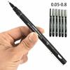 6Pcs/lot Black Ink Pin Drawing Pen Ultra Fine Line Art Marker Smooth Fineliner Drawing Sketch Manga