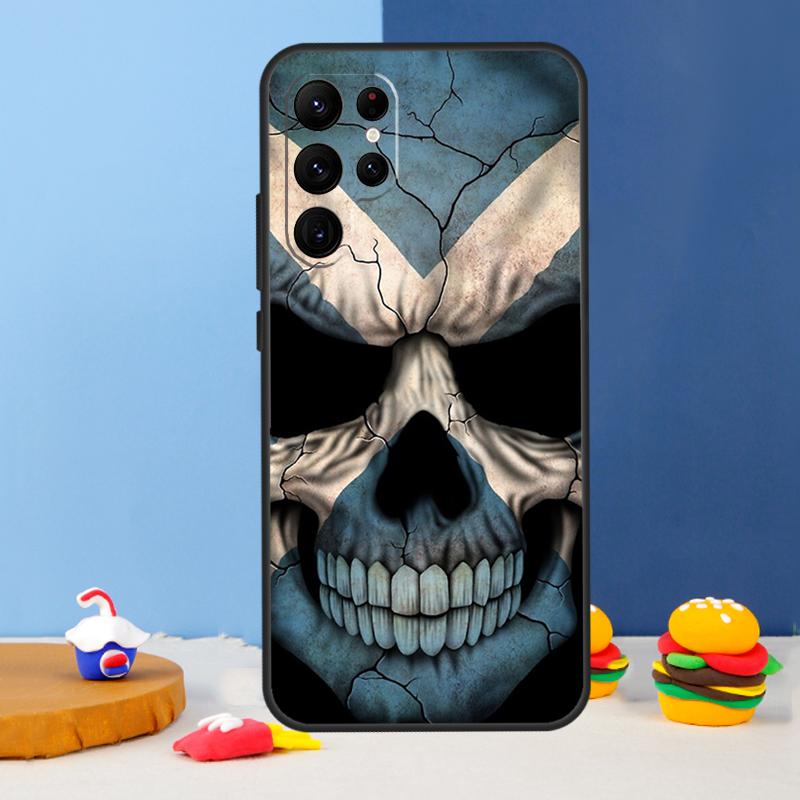 Scotland Scottish Flag Phone Case For Samsung Galaxy S24 S25 Ultra S9 S10 S20 S22 S21 S23 Plus S24 FE Cover Coque