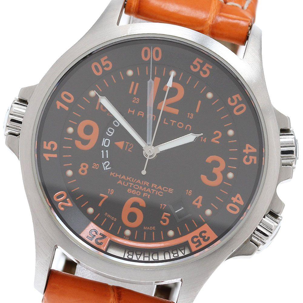 Used Hamilton HAMILTON H776650 Khaki Air Race GMT Automatic Men's _979912